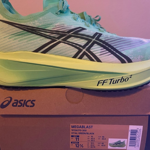Asics Other - ASICS Megablast Vital Green and Black Shoes